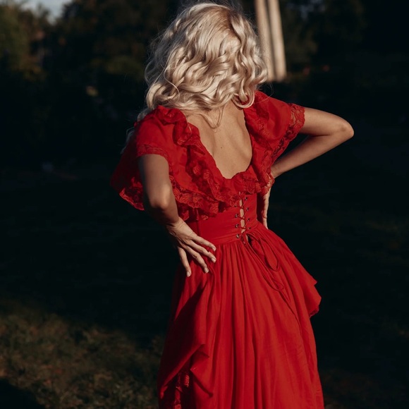 Selkie / The revolt red Cupid dress - Picture 2 of 7